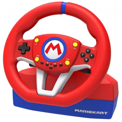 Vista 8 de Hori Nintendo Switch Mario Kart Racing Wheel Pro Mini By - Officially Licensed By Nintendo - Nintendo Switch