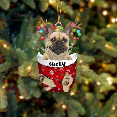 Vista 16 de Adorno de Navidad personalizado para perro Airedale Terrier en bolsillo de nieve, adorno para árbol de Navidad, idea de regalo para amantes