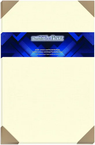 Vista 13 de 100 hojas de papel de cubierta de lino natural 80# - 3 x 5 pulgadas (3 x 5 pulgadas) Índice, tarjeta de recetas, foto, tamaño del marco