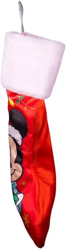 Vista 2 de Kurt S. Adler Calcetín navideño de Disney Mickey Mouse con regalos, 19 pulgadas DN7205