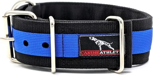 Vista 9 de Canine Athletes 2" Pro-HD - Collar para perro de trabajo resistente de 5 capas, extra fuerte, duradero (negro/verde oliva, XXL)