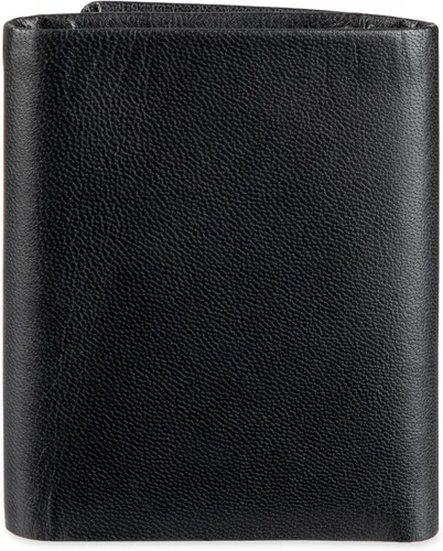 Vista 3 de Haggar Billetera triple RFID de cuero para hombre