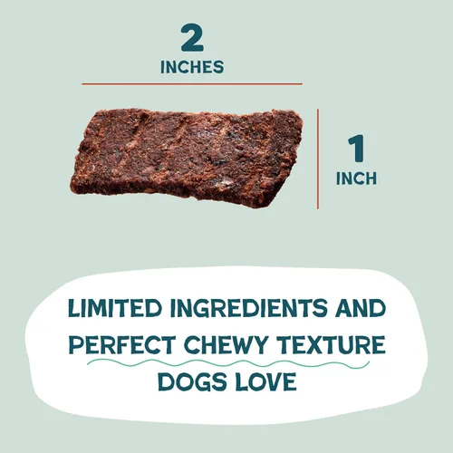 Vista 3 de Shameless Pets Golosinas para perros de cecina, paquete variado de 4 – Masticables saludables con salmón y pato – Golosinas naturales para perros