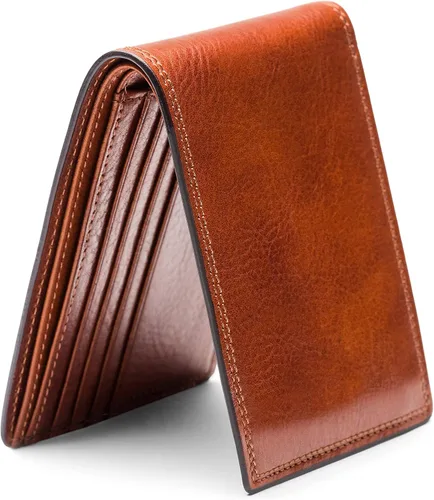 Vista 2 de Bosca - Cartera ejecutiva de piel de 8 bolsillos para hombre
