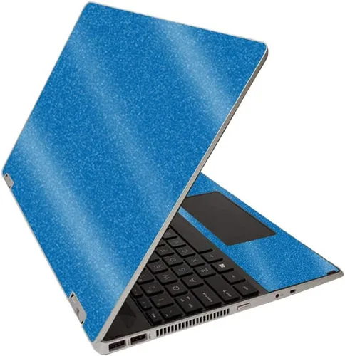 Vista 26 de MightySkins - Skin brillante con purpurina para HP Pavilion x360 de 15 pulgadas (2020), color azul claro, protector y duradero, acabado brillante