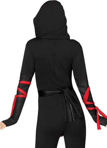 Vista 4 de Fun World Disfraz sexy de guerrero ninja para mujer
