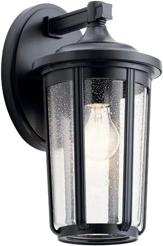 Vista 6 de Kichler Lighting Fairfield - Lámpara de pared (11 pulgadas, 1 luz), color negro