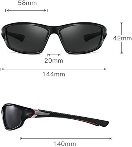 Vista 3 de Lentes de sol polarizados de lectura con lente completa para hombres y mujeres, deportes, conducción, lectura, lentes tintados para lectores Blanco