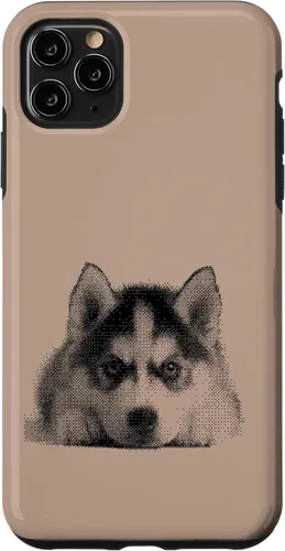 Vista 13 de Chic Husky Puppy for Dog Mom and Paw Parents Case for iPhone XR