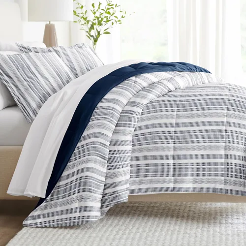 Vista 46 de Juego de colcha individual de Linen Market (2 piezas): lleva el lujo a casa con nuestros edredones alternativos de plumón suaves y ligeros