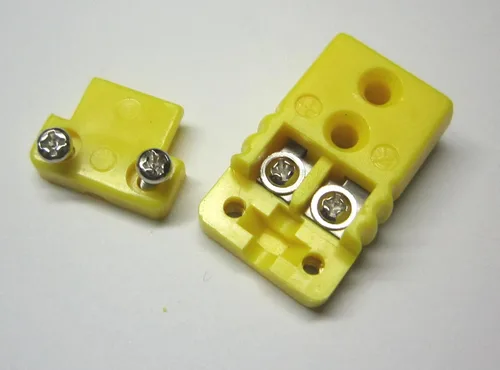 Vista 6 de Mini conector de cable de termopar tipo K, conector de cable, 5 pares macho y hembra tipo K enchufes