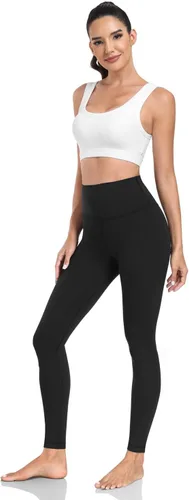 Vista 5 de HeyNuts EssentialWorkout Pro - Leggings de yoga de longitud completa, pantalones de compresión de entrenamiento de cintura alta para mujer, 28