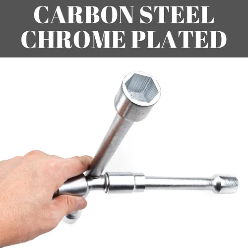 Vista 4 de Cartman - Llave universal plegable de tubo de 36 cm, de hierro, de 4 vías Compact foldable design for easy storage, sturdy steel build to remove