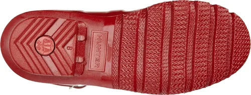 Vista 4 de Botas de lluvia de caña alta Hunter Original para mujer color negro brillante 8 B M US Rojo 7 BM US