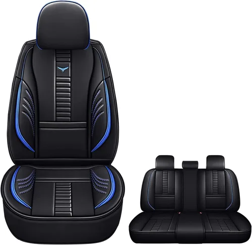 Vista 11 de Fundas de asiento delantero automático para Volvo 1999-2025 95% modelos, protección de banco frontal 3D compatible con bolsa de aire lateral línea