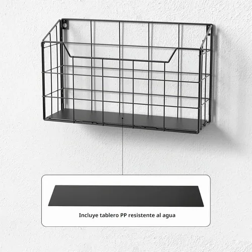 Vista 6 de Univivi Paquete de 3 organizadores de archivos de pared para colgar de 14