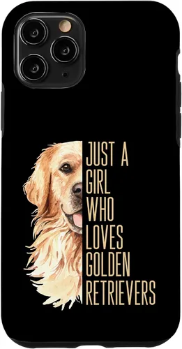 Vista 29 de Cute Golden Retriever - Just a Girl who Loves Goldens Case for iPhone 17