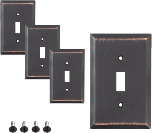 Vista 11 de Placa de pared de acero plana, color bronce