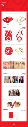 Vista 4 de Apink - [Porcentaje%] 8º Mini CD blanco Ver +80p PhotoBook+1p QR PhotoCard+1p Transparente PhotoCard+1p Tarjeta de Mensaje+Juego de tarjetas