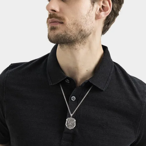 Vista 2 de PRAYMOS Collar de plata de ley 925 con cruz para mujeres y hombres, Crucifijo Santo, joyería religiosa de San Cristiano, regalos de confirmación