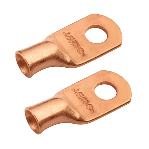 Vista 70 de SELTERM - 5 terminales de anillo resistentes para cable de batería, calibre 1/0 AWG, pernos de 1/2 pulgadas, terminales de calibre 0, ojales