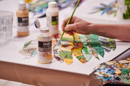 Vista 5 de Liquitex Profesional Acrílico textil, fluido de secado lento, efecto retardante