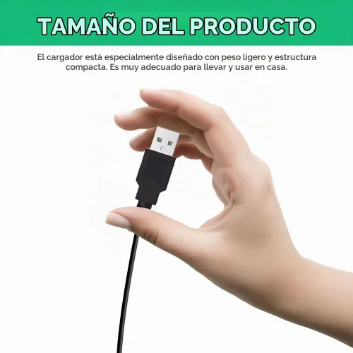 Vista 5 de Mrgru Cable de carga USB de 5 V compatible con el adaptador de alimentación de cable de alimentación Limural