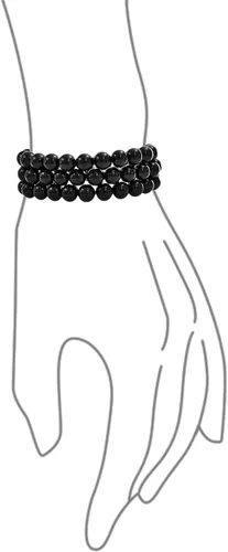 Vista 19 de Bling Jewelry Juego de 3 pulseras elásticas unisex apilables con cuentas redondas de 0.315 pulgadas para mujeres, adolescentes y hombres, multihebra