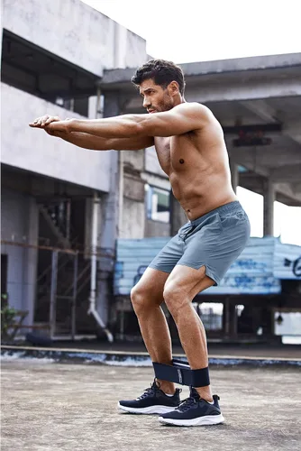Vista 4 de COOFANDY Pantalones cortos deportivos para correr para hombre de 5 pulgadas, paquete de 2 pantalones cortos de entrenamiento para gimnasio