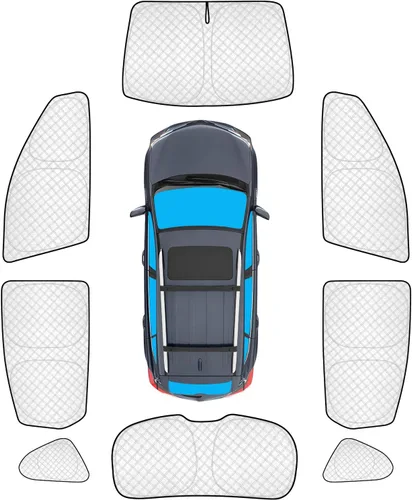 Vista 118 de KMF 6 piezas de parasoles gruesos para Mazda 3 Hatchback (No Sedán) 2014-2018 Accesorios, parasoles completos para parabrisas y ventanas de coche