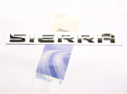 Vista 7 de Yoaoo 1x Placa de identificación OEM negra Sierra Emblema de letra brillante Compatible con 2500HD 3500HD Sierra Negro