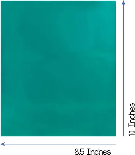 Vista 5 de Hygloss Papel Metálico - 288 Hojas 8 Colores Surtidos de Papel Metálico - 8.5x10 Pulgadas - Papel Metálico Ideal para Manualidades - Hojas de Papel