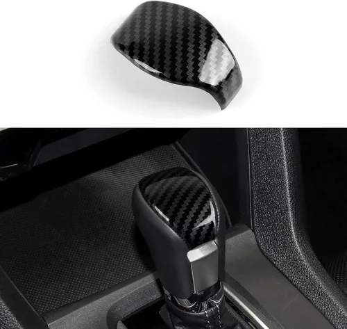 Vista 11 de Calcomanías de cubierta de altavoz de pilar para Honda Civic 2016 2017 2018 2019 2020 2021 10ª generación Accesorios ABS fibra de carbono pegatinas