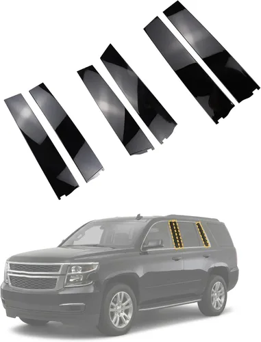 Vista 11 de Flecto Moldura de puerta, panel de moldura de puerta, lado del conductor (izquierdo), compatible con Ford Explorer 2011-2019, teclado de entrada sin