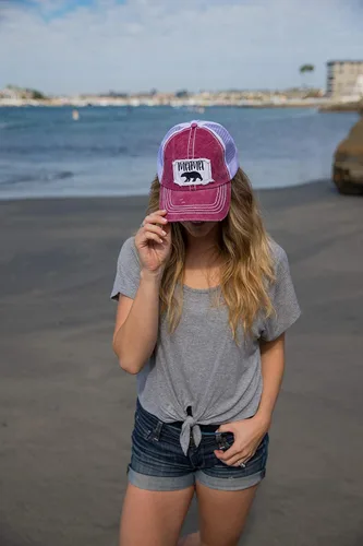 Vista 2 de Funky Junque Gorra de béisbol unisex con parche vintage y estilo camionero para papá