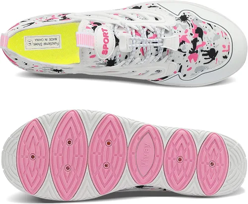 Vista 5 de Zapatos de agua para mujeres y hombres, zapatos de playa, zapatos de natación, zapatos descalzos, zapatos de senderismo, surf y caminar
