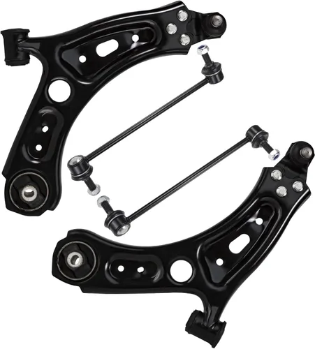 Vista 225 de Detroit Axle - Kit de brazos de control de extremo delantero para Acura 2004-2008 TSX 2003-2007 Honda Accord, 2 brazos de control inferiores, 2