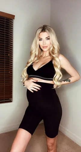Vista 7 de SHAPERX Pantalones cortos de maternidad para mujer sobre el vientre