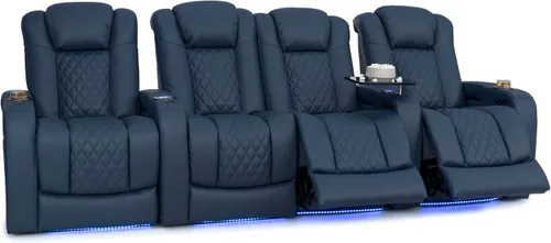 Vista 50 de Seatcraft Virtuoso 365 - Asiento de cine en casa (3 unidades), color ébano