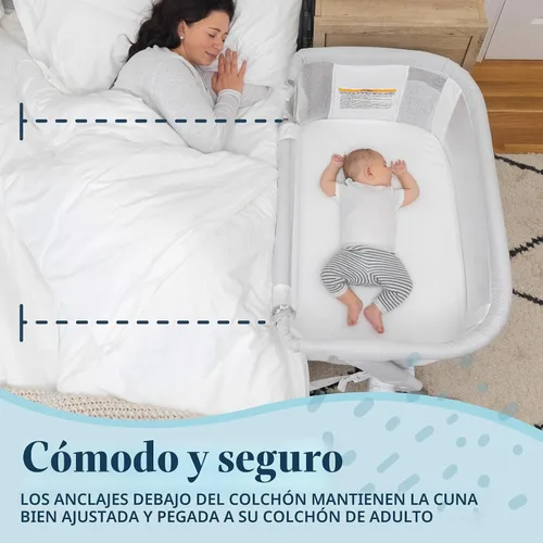 Vista 7 de Baby Delight Beside Me Cuna lateral y cama de noche para bebé