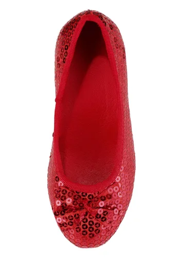 Vista 4 de Zapatos de Disfraz con Lentejuelas Rojas para Niñas Multicolor