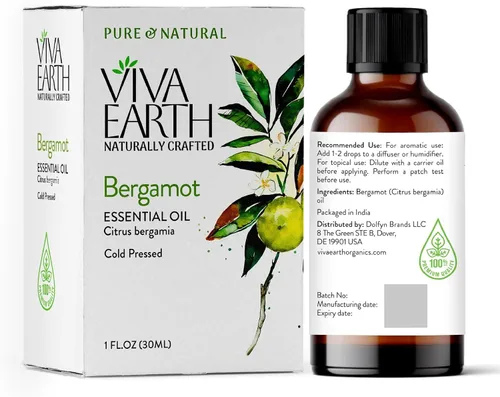 Vista 7 de Aceite esencial de bergamota – Aceite esencial de bergamota cítrica 100% puro y natural para difusor, cabello, cara, piel, aromaterapia, cuero