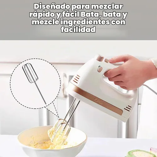Vista 5 de 2 piezas de accesorios para batidora de mano, batidores para batidora de mano para cocina, piezas de repuesto de acero inoxidable para KitchenAid