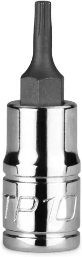 Vista 8 de Capri Tools TP8 Star Plus Bit Socket, 1/4 pulg. de unidad de transmisión