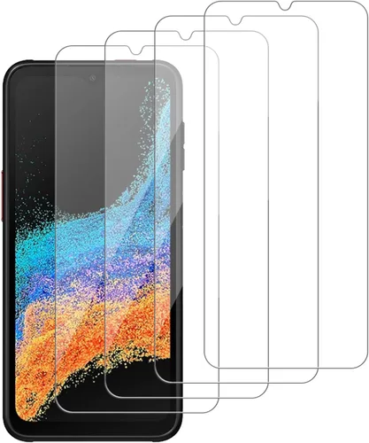 Vista 25 de Paquete de 4 protectores de pantalla de vidrio compatibles para Samsung Galaxy A07 5G / 4G [dureza 9H] - Vidrio templado de pantalla HD, resistente