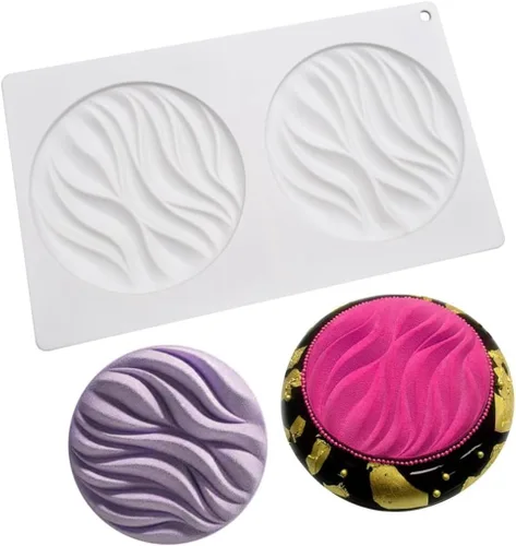 Vista 15 de mostsom Moldes de silicona para hornear pastel de mousse, molde de silicona para chocolate, molde de postre francés para chocolate pastelero, moldes