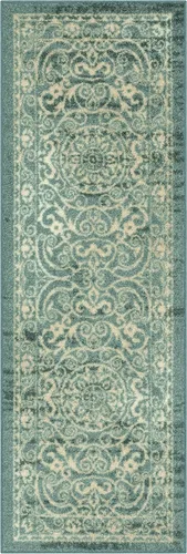 Vista 23 de Maples Rugs Pelham - Alfombra vintage para sala de estar y dormitorio [Hecha en EE.UU.]