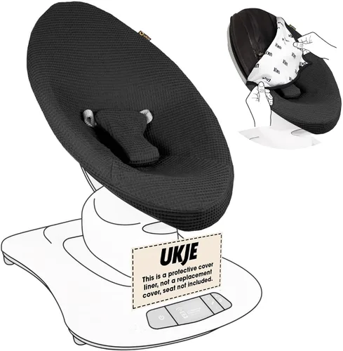 Vista 17 de UKJE Funda protectora para bebé compatible con MamaRoo 4 Old Model Before 2022 de 4moms, suave y lavable para columpio de bebé, se adapta a Mama Roo