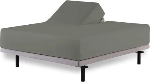 Vista 9 de Sábana bajera ajustable tamaño cuna, 100% algodón egipcio, bolsillo profundo, sábana bajera ajustable para cuna de 33 x 75 pulgadas, perfecta