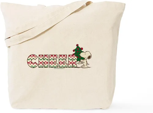 Vista 7 de CafePress Snoopy Another Cocoa Please - Bolsa reutilizable de lona color beige natural